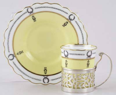 Coffee Can and Saucer c1925